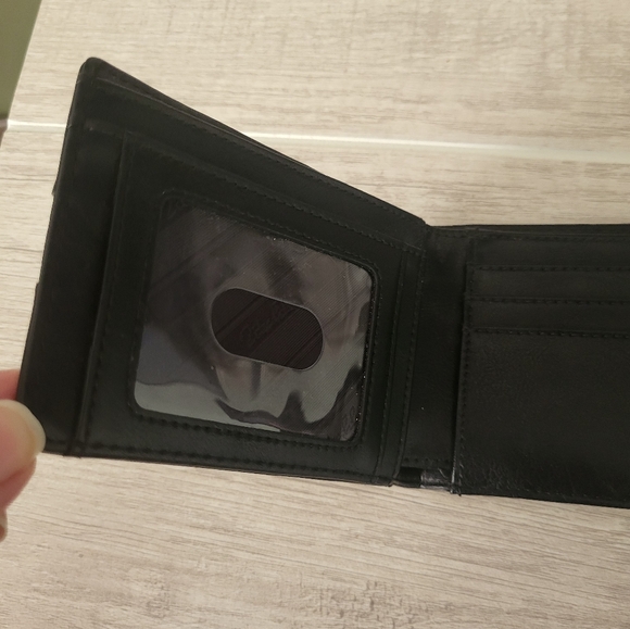 Zitahli Men's Wallet Slim Bifold RFID Blocking New Black - Picture 4 of 8